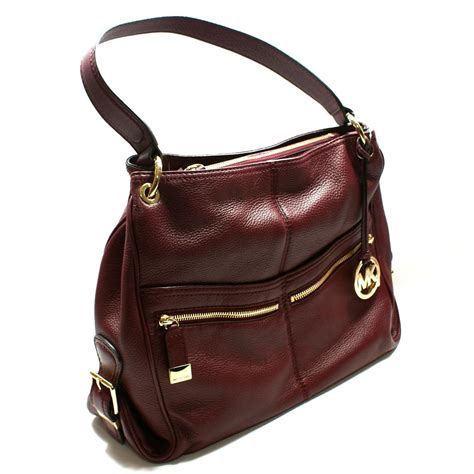 michael kors layton leather